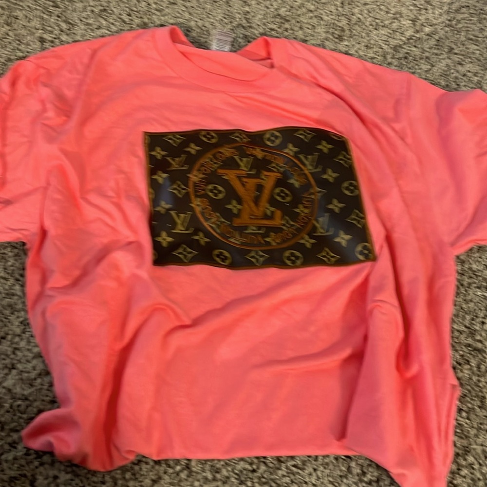 An adorable little LV shirt